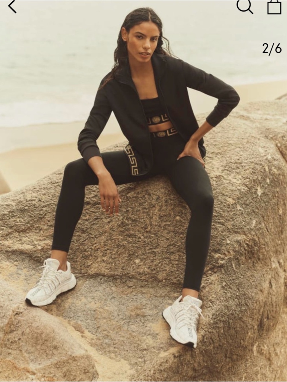 Versace Greca Border Track Black Jacket - Picture 3 of 12